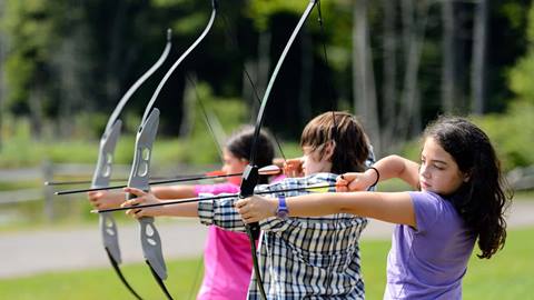 camp wildcat archery at snowshoe mountain