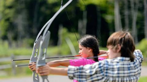 archery at camp wildcat