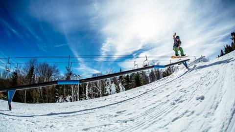 mountaineer terrain parks at snowshoe mountain