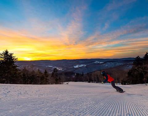night skiing at silver creek