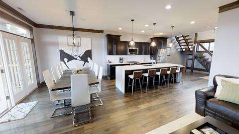 Dining Room and Kitchen