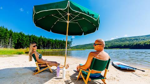 Couple at Shavers Lake